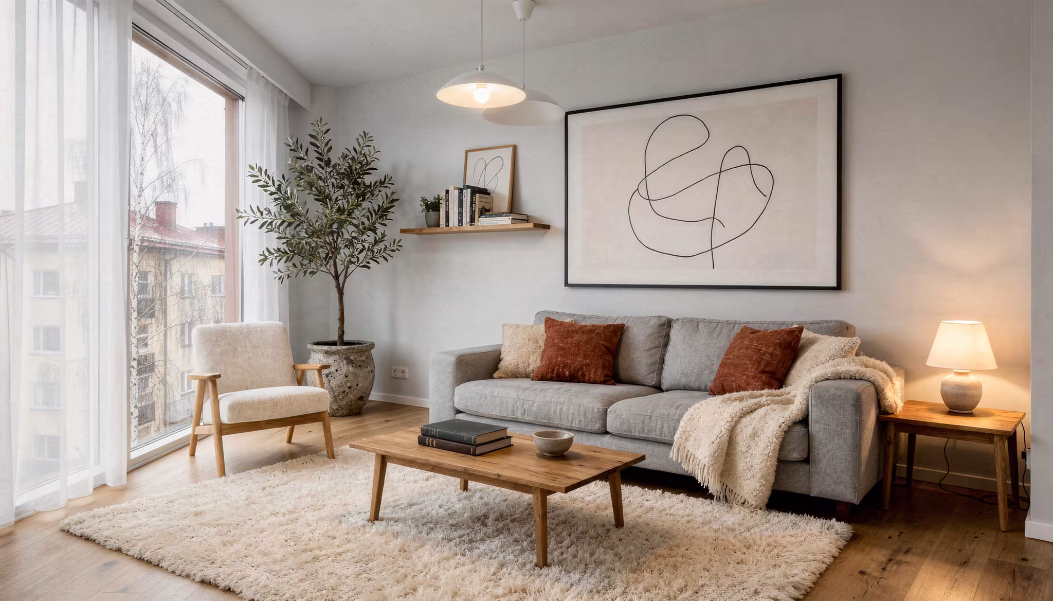 Bare empty apartment in Finland
